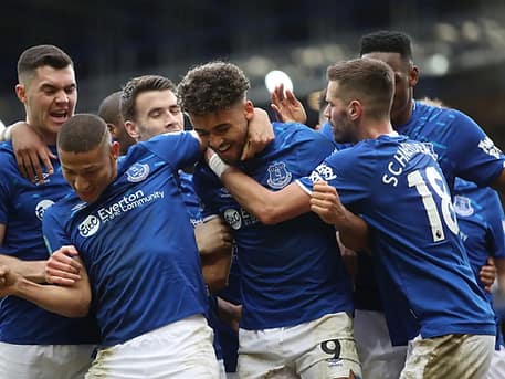 Everton beat Palace 3-2 at Goodison Park
